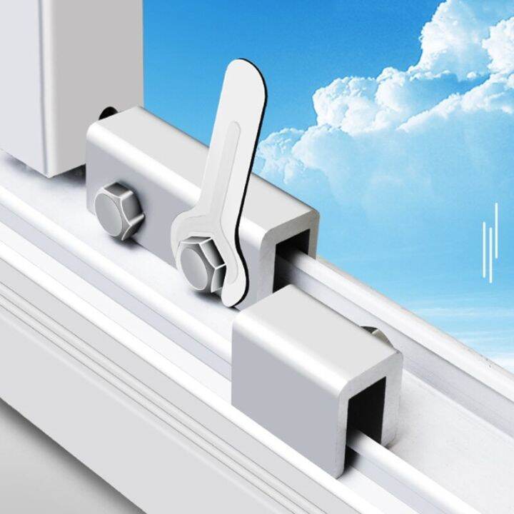 Child Safety Window Limiters Home Security Windows Lock with Wrench Key