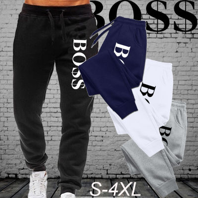 2022 Mens Luxury Brand Sports Pants Elastic Waist Sweatpant with Pockets Male Fleece Jogging Trousers Full Length Spring Autumn