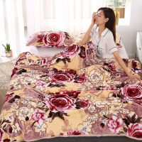 Blanket Super Soft Coral Velvet Blanket Double Bed Single Flannel Cover Blanket Air Conditioning Blanket (not include pillowcase