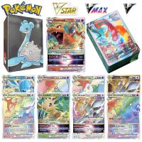 2022 New Pokemon Cards English Version Holographic Board Game Vstar Vmax GX DIY Charizard Energy Trading Kids Gift 60-300Pcs