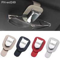 car glasses case sunglass holder car visor sunglasses holder clip For Suzuki accessories eyeglass box