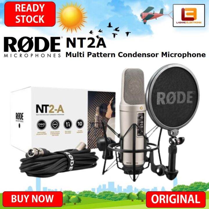 Rode NT2A Multi Pattern Condensor Microphone | Lazada Indonesia