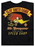 Mens Mr Horsepower Clay Smith Speed Shop Blue Cotton Tshirt M65 Small3Xl