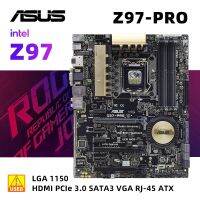 Z97 ASUS Z97 PRO + I5 4690S ชุดวงจรหลัก LGA 1150 DDR3 32GB PCI-E 3.0 M.2 USB3.0 4 × SATA III VGA ATX สำหรับ I5-4570S Cpus