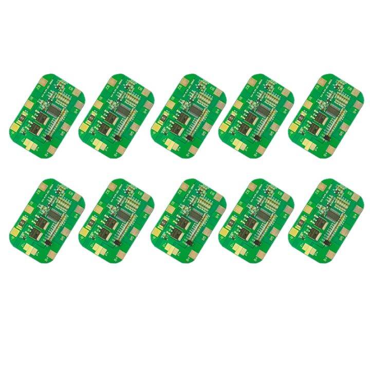 10pcs-bms-lithium-battery-protection-board-integrated-circuit-protection-board-pcb-green