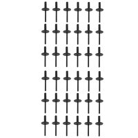[HOT AIXUSACJWII 526] 200ชิ้นรถกันชนพิทักษ์6มิลลิเมตรหลุมพลาสติก Rivets รัด51717002953สำหรับ BMW อัตโนมัติภายในตกแต่งรักษาคลิป