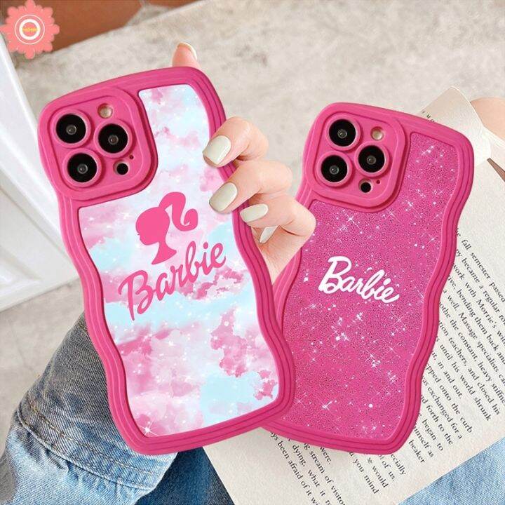 เคสโทรศัพท์มือถือนิ่ม-ลายบาร์บี้-หยัก-ดาว-วิบวับ-สําหรับ-12c-10c-9c-10a-9t-9-a1-10-9a-note-8-10s-11s-9s-11t-poco-x3-nfc-ฝาครอบขอบ