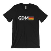 【HOT】เสื้อยืดคอกลม เสื้อยืดยูโร GDM ตลาดในประเทศเยอรมัน BMW,100%cotton