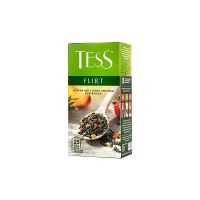 Tess FLIRT Green Tea Strawberry, White Peach Flavour ในกล่องบรรจุ 25 ซอง