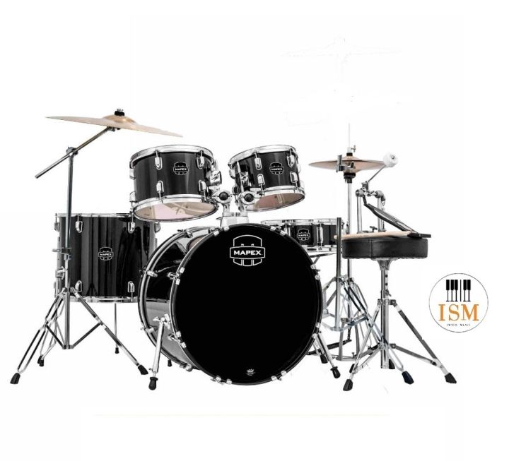 mapex-กลองชุด-5-ใบ-acoustic-drum-set-5-piece-รุ่น-pordigy-black