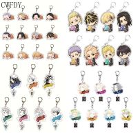 【CW】 6-12pcs Revengers Keychain Manjiro Takemichi Hinata Atsushi Chibi Kawaii Pendant Anime Props