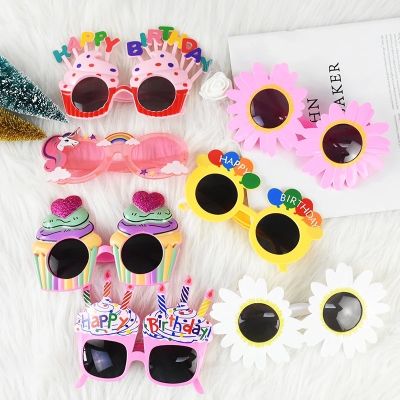 Holiday Party Props Glasses Happy Birthday Party Decoration Funny Glasses