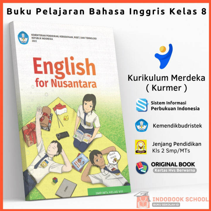 Buku Paket Pelajaran Bahasa Inggris Kelas 8 SMP MTS Kurikulum Merdeka ...