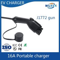 3.5KW ที่ชาร์จแบตในรถแบบพกพา16A ที่ชาร์จอีวี1เฟส2 Type1 IEC62196 J1772 5เมตรสายชาร์จเครื่องชาร์จพาหนะไฟฟ้า