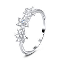 100% PURE 925 SILVER FLOWER RING WITH CZ STONES NSR-3214.PERFECT FOR DAILY WEAR AND GORGEOUS FOR SPECIAL EVENT.