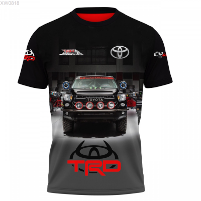 NEW (สต็อกเพียงพอ) Toyota 2023 D089 3D T Shirt T SHIRTคุณภาพสูง size:S-5XL