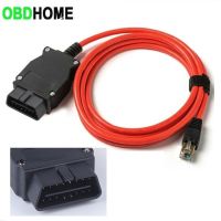 ❀☽ New ENET Crystal Head Interface Cable Suitable for BMW Brush Hidden OBD Car Diagnostic Connector Network Extension Adapter Plug