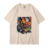 Hip Hop Street Style Harajuku T-Shirt Cat Eat Fish Print T-Shirt New Mens Summer Short Sleeve T-Shirt Cotton Loose Top T-Shirt XS-4XL-5XL-6XL