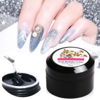 Nail Design Adhesive Super Sticky Rhinestone Nail Decor Stuck Drill Glue Nail Ornament Adhesive Drill Glue Nail Wooden Nail Set Adhesives Tape