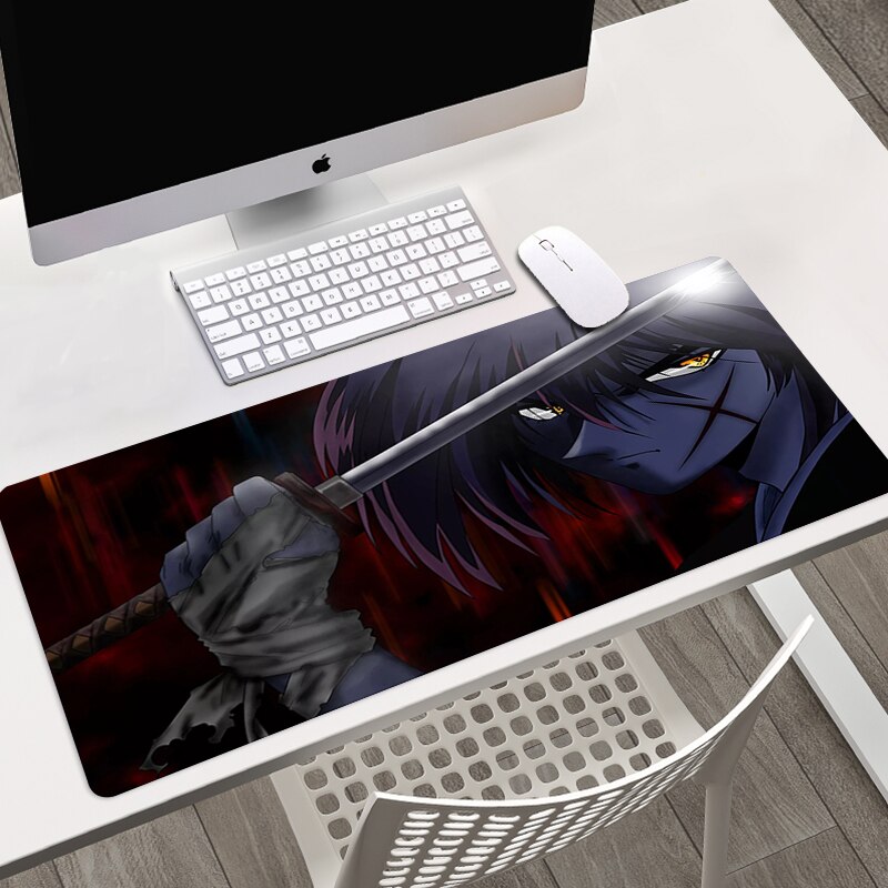 C491 Naruto Uchiha Sasuke Anime CCG Playmat Deck Game Playmat Mouse Pad Desk Mat 