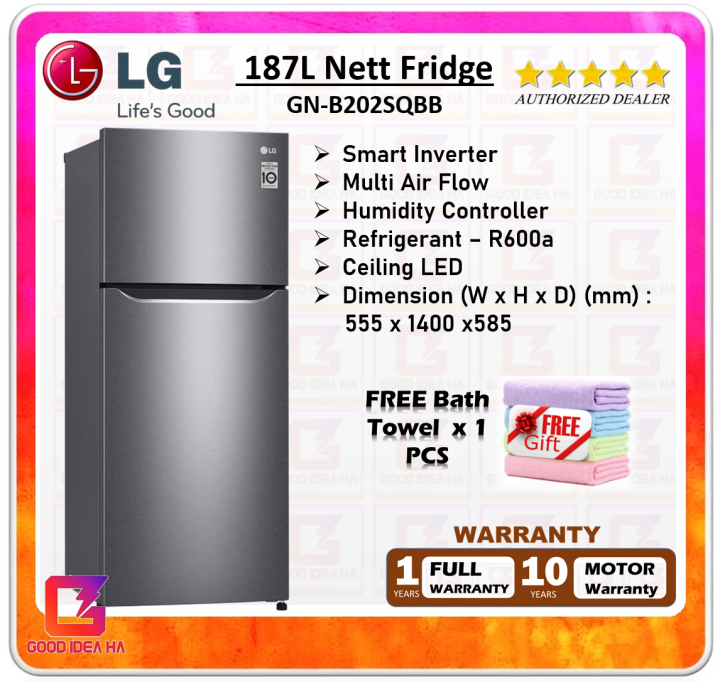 lg 187l fridge