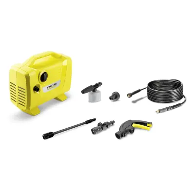 KARCHER เครื่องฉีดน้ำแรงดันสูง คาร์เชอร์ 100 บาร์ รุ่น K2 POWER VPS สำหรับล้างแอร์, ล้างรถ หัวปรับได้ 360 องศา และหัวฉีดน้ำยา