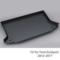 1Set Car Cargo rear trunk mat For Ford EcoSport 2012 2013 2014 2015 2016 2017 Boot Liner Styling Anti-slip Mat accessories