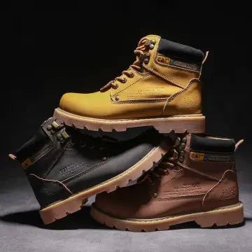 Caterpillar on sale leather boots