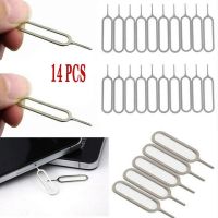 14PCS Eject Sim Card Tray Open Pin Needle Key Tool For Universal Phone For iPad Samsung xiaomi Huawei Sim Cards Accessories SIM Tools