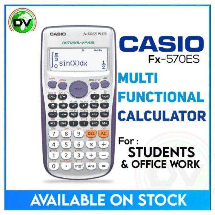 New Casio Scientific Calculator Fx570 Es Plus Lazada