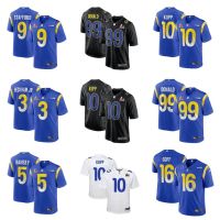 High volume jerseys 2022 Super Bowl LVI NFL Football Jersey Los Angeles Rams 3 BECKHAM JR 10 KUPP 99 DONALD 9 STAFFORD Football Shirt