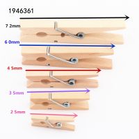 25mm 35mm 45mm 60mm 72mm Log Wooden Clips Photo Clips Clothespin Craft Decoration Clips School Office clips