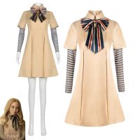 M3GAN Cosplay Costume Dress For Kids Girls Women AI Doll Robots Movie M3GAN Megan Dresses Uniform Halloween Party Costumes