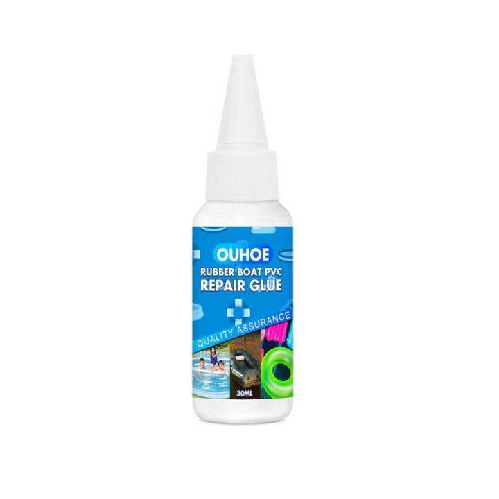 PVC Glue 1.03 fl oz UV Resistant Clear PVC Glue for Rubber Leather Fabric Multipurpose PVC