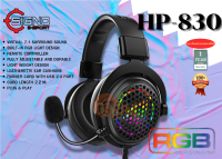 SIGNO รุ่น HP-830 (BREXXON) มีไฟ RGB *สายมีรีโมทปรับแสงไฟได้* ประกัน 2 ปี ของแแท้100%จากศูนย์ *