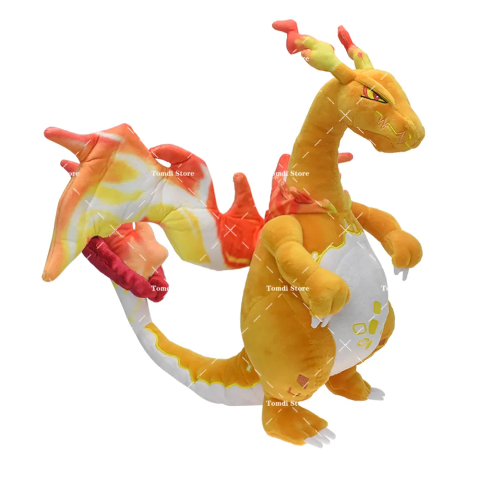 Pokemon Dynamax Charizard Plush Toys para crianças, X e Y, Fire Dragon  Anime Movies, Posket Monster, boneca de pelúcia, presente de aniversário