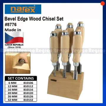 Narex Premium Chisels, 26mm 20mm 12mm 6mm, Bevel Edge, READ DESCRIPTION