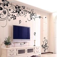 ﺴ✚ 2019 Wall Stickers Fashion Beautiful DIY Removable Vinyl Flowers Vine Mural Decal Art Stikers For Living Room Wall Decoration