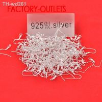 Big Promotion 24Hours Handle Fast Shipping 200PCS Design Genuine 925 Sterling Silver Beads Jewelry Findings Hooks Earrings Wire