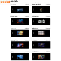 Godox AK-S04ชุดรางสไลด์โปร่งใสสำหรับ Godox AK-เครื่องฉายอุปกรณ์เสริมไฟถ่ายรูป R21แพ็ค10ชิ้น