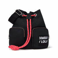 2023 Bimbaˉ y lolaˉSummer New Fashion Canvas Nylon Drawstring Single Shoulder Diagonal Straddle Handbag