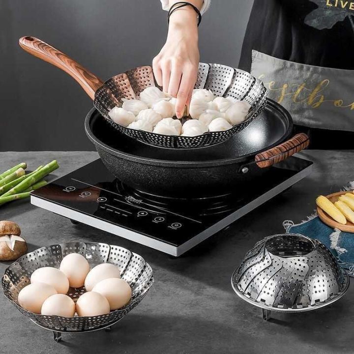 folding-dish-steam-stainless-steel-food-steamer-basket-mesh-vegetable-cooker-steamer-expandable-pannen-kitchen-tool