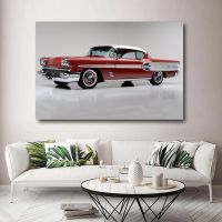 Modern Painting Pontiac Bonneville Special Luxury Retro Car Poster Print Wall Art for Living Room Home Decor (No Frame)