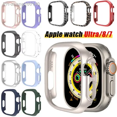 Case for Apple Watch Ultra 49mm Protective Bumper Hard PC Matte Frame Case for iwatch Series 7/8/6/5/4 41mm 45mm 44mm 40mm Cover