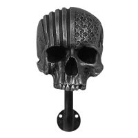 Motorcycle Skull Helmet Holder for Home Office Decoration Wall Mount Rack &amp; Jacket Hook Gift for Motorcycle Bikers Lx5