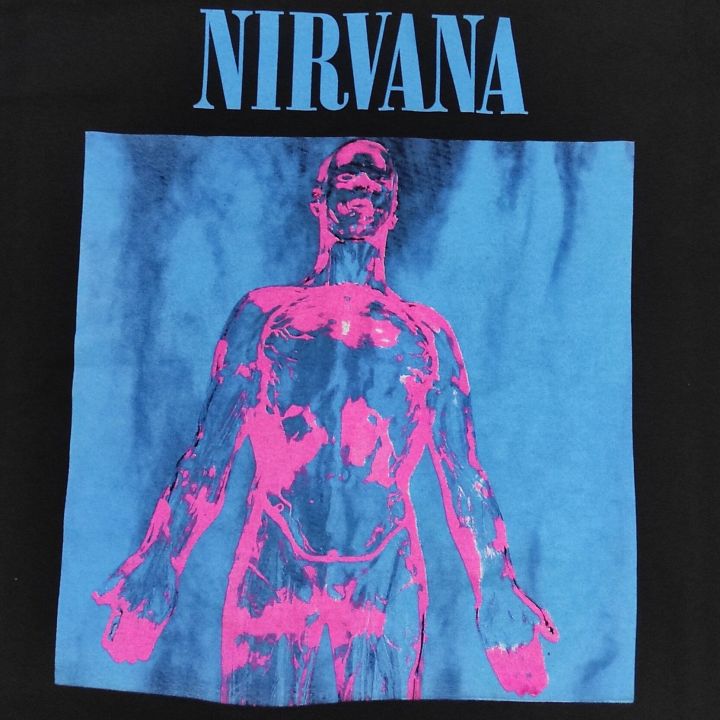 hot-เสื้อยืดวง-nirvana-ลายหายาก-ลิขสิทธิ์แท้-usa