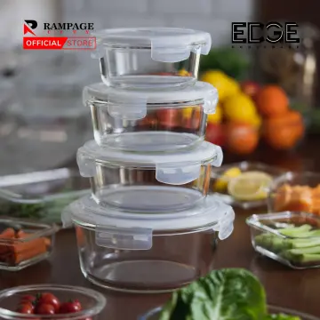 100% Leakproof Casserole Dish set with Hinged BPA-Free Locking