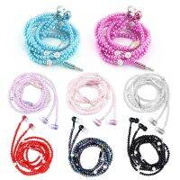 Wired Pearl Necklace Headset Control Sports Stereo In-ear Earphone 8 Colors Universal Comfortable Volume Headset For Smart Phone