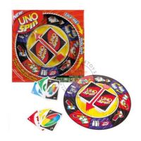 UNO SPIN BOARDGAME เกมส์อูโน่สปิน เล่นได้2คน บอร์ดเกมส์ครอบครัว มารถเล่นได้ทั้งเด็กและผู้ใหญ่ เกมส์วงเหล้า TY714