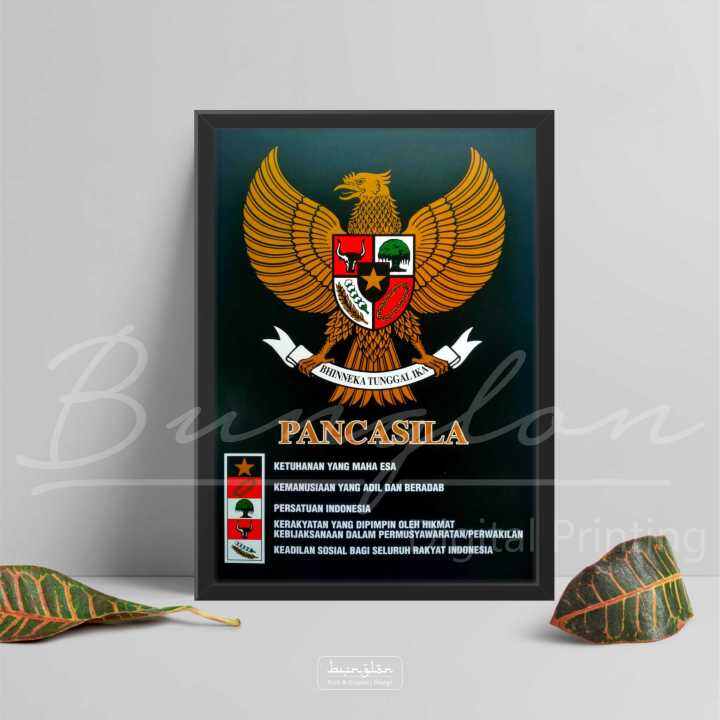 Poster Pancasila Murah Berkualitas Lazada Indonesia